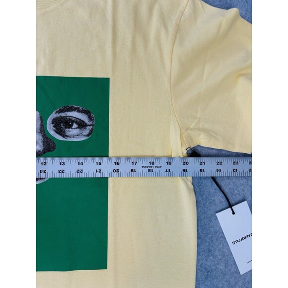 Students Golf Men's T-Shirt “I Layed Up”  Tee - Size Small Yellow Green Face NWT - Picture 6 of 9